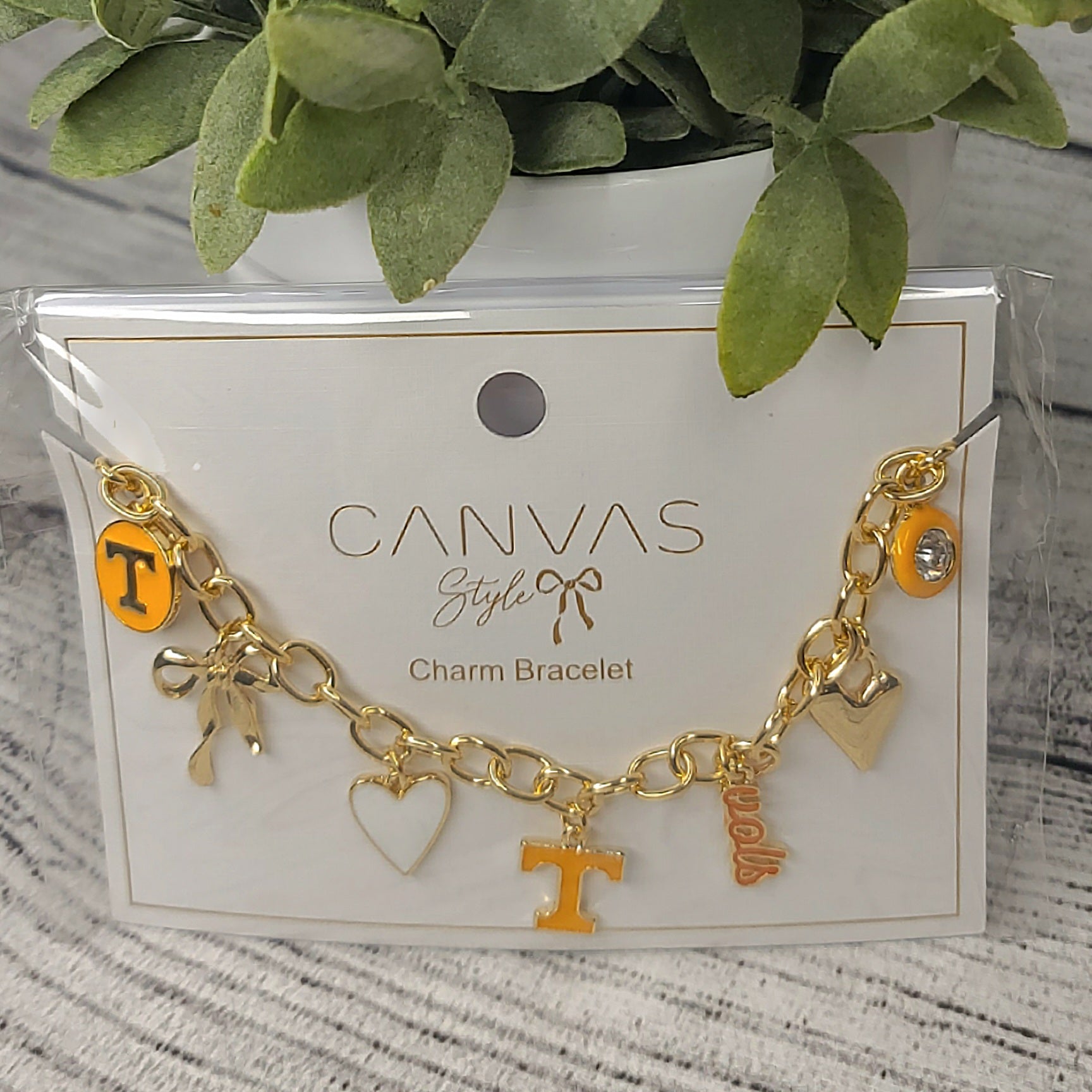 TN Vols Charm Bracelet