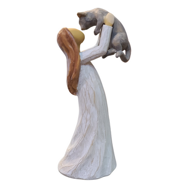 Willow Tree Replica Girl With Cat