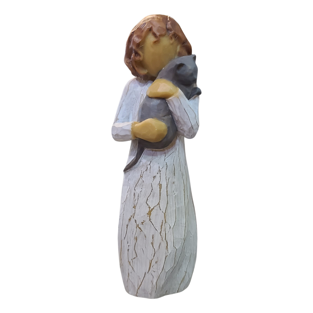 Willow Tree Replica Girl With Cat