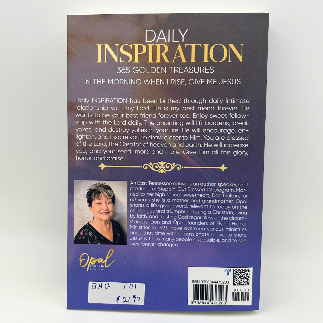 "Daily Inspiration: 365 Golden Treasures" by Opal Dalton