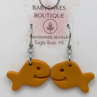 Goldfish Snack Earrings