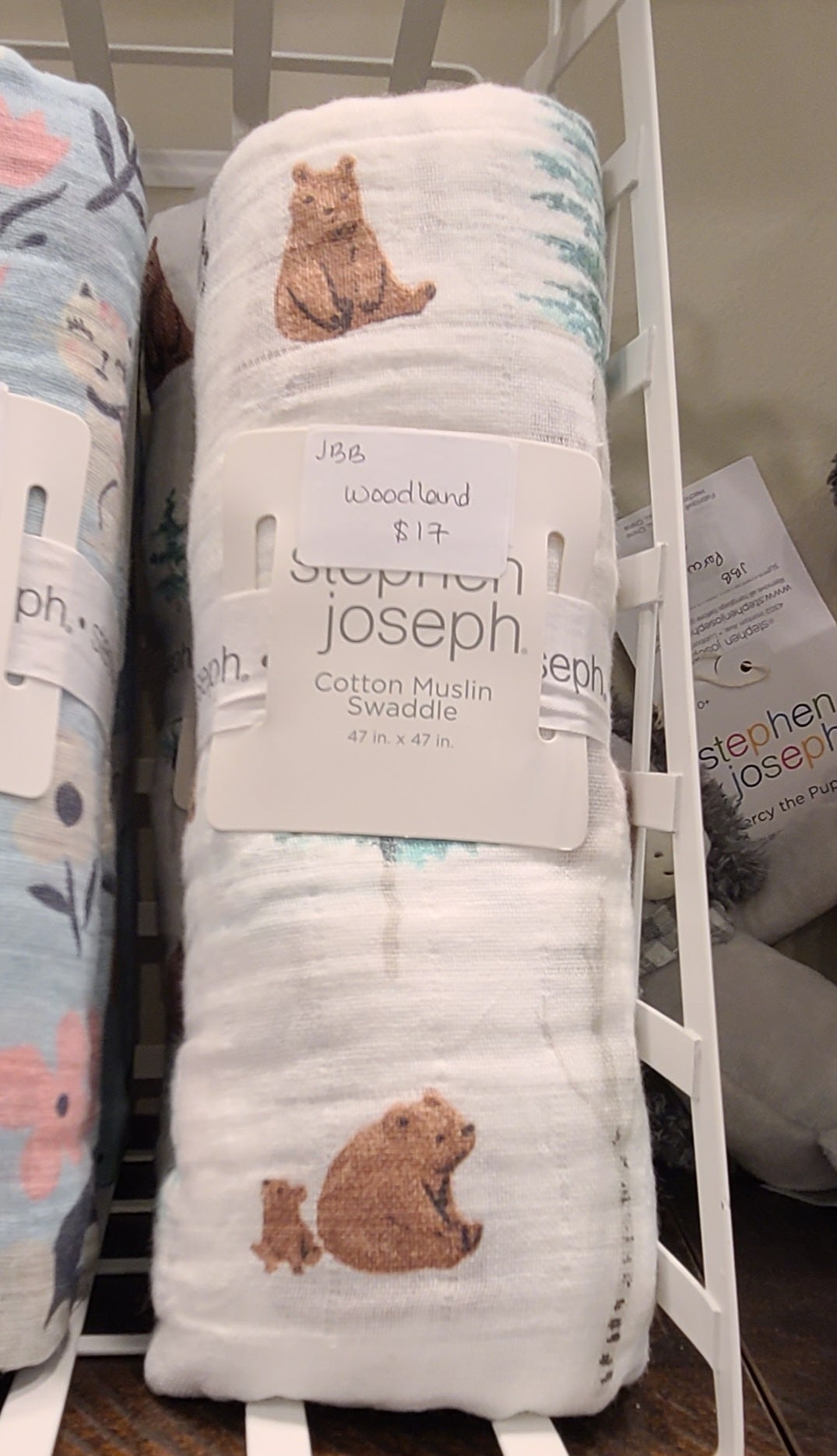 Woodland Muslin Swaddle