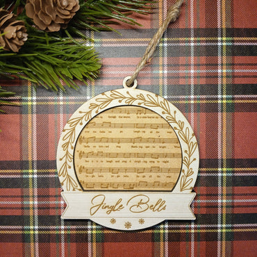 Christmas Song Wreath Ornaments