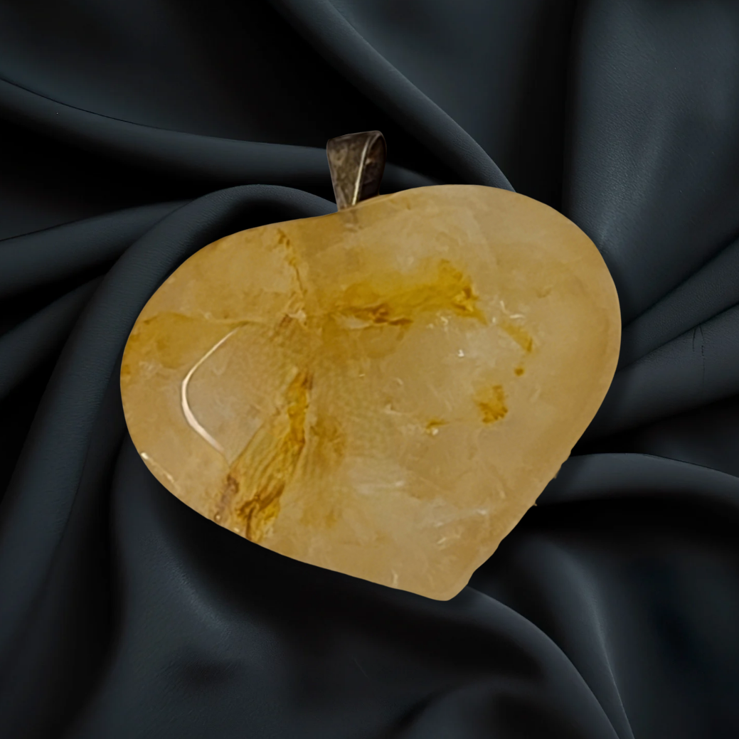 Gemstone Heart Pendant