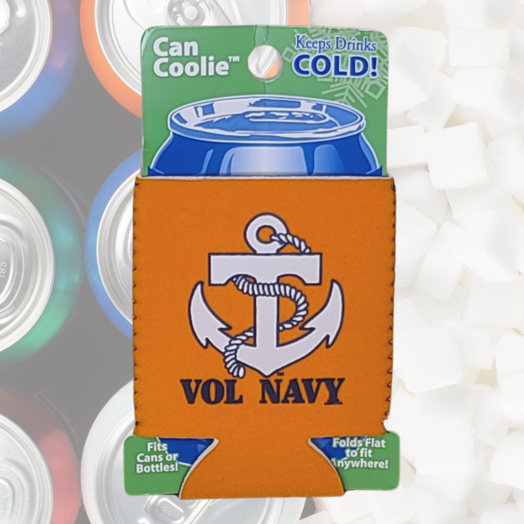 Vol Navy Anchor Koozie