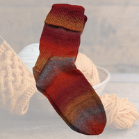 Hand Knitted Cozy Socks