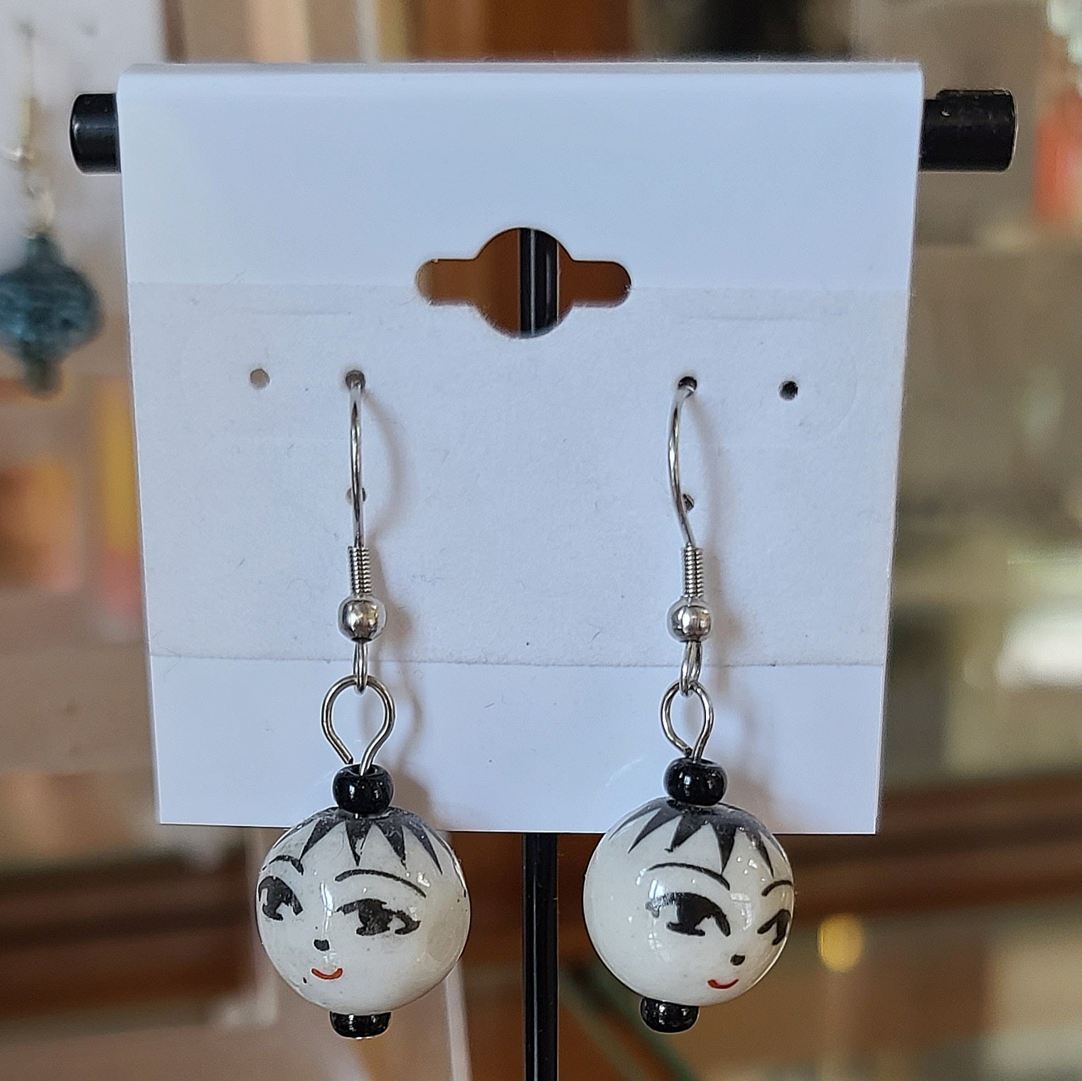 Handcrafted Face Earrings