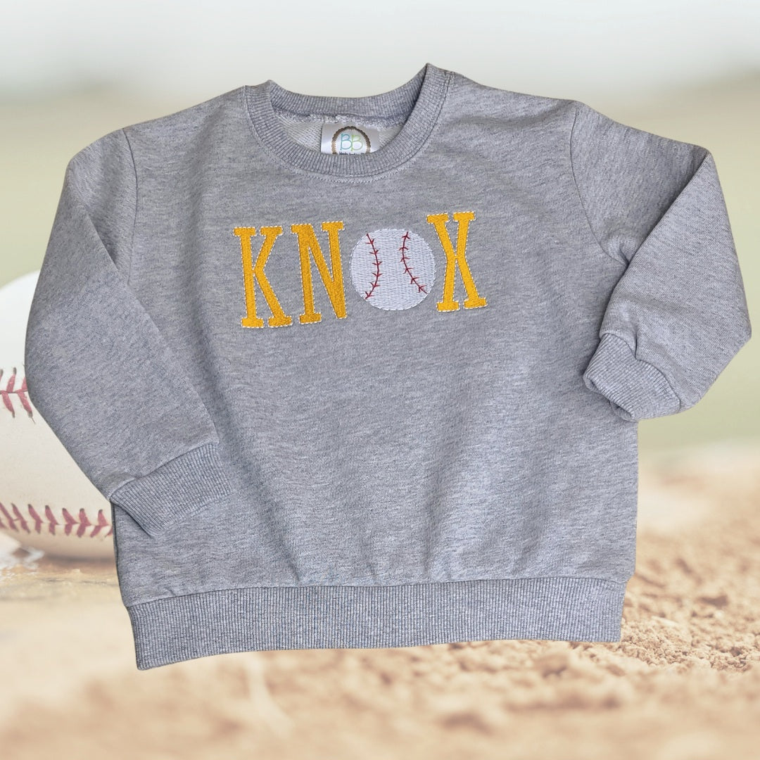 Toddler Boy Baseball Sweatshirt