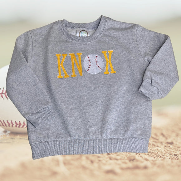 Toddler Boy Baseball Sweatshirt