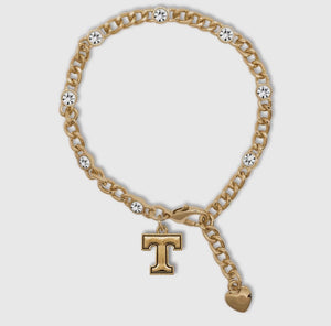 Gold Power T Bracelet
