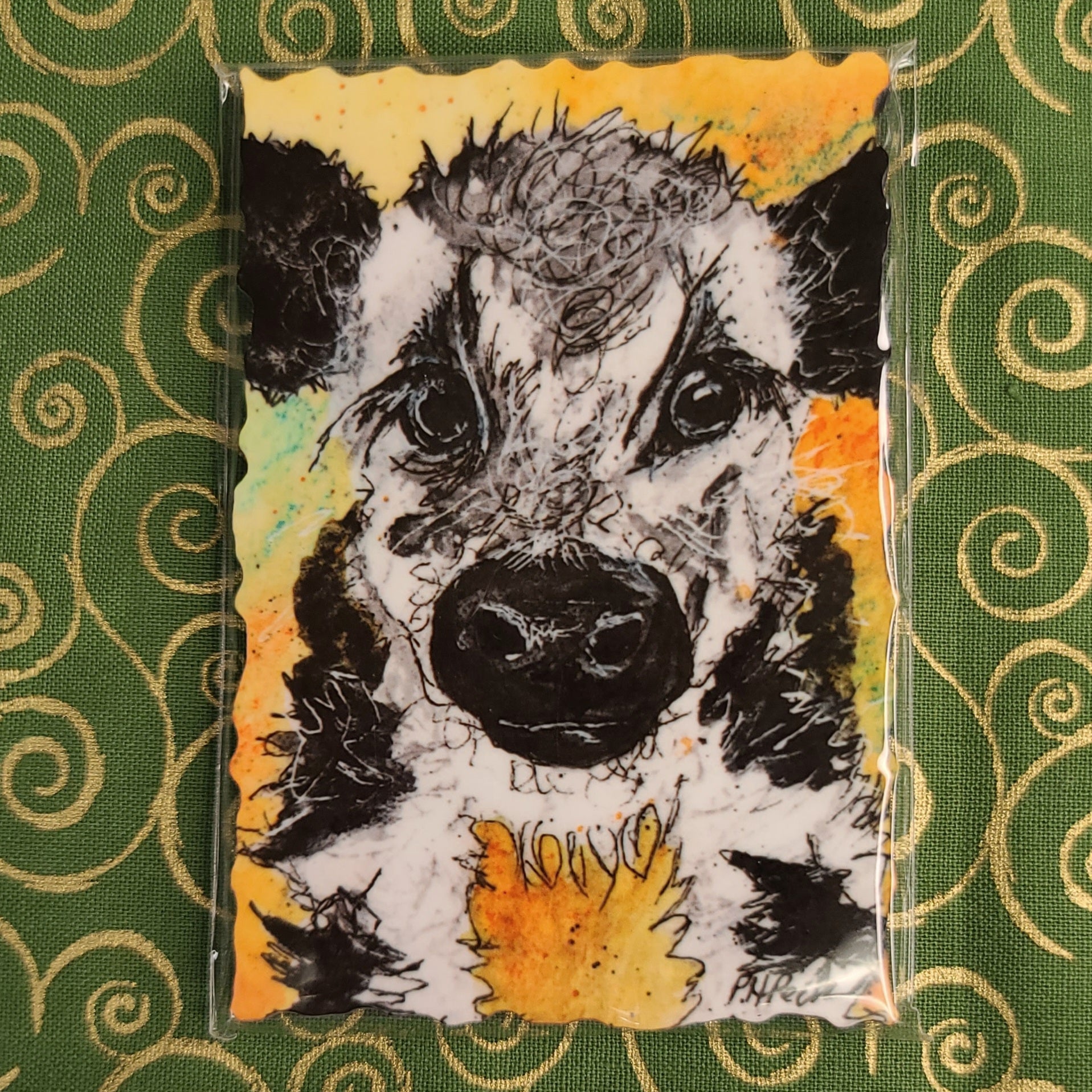 Original Artwork Print Magnet - Calf