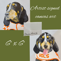 Vols Mascot Smokey Canvas Art