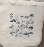 Canvas Mushroom Tote