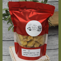 Homemade Cashew Brittle