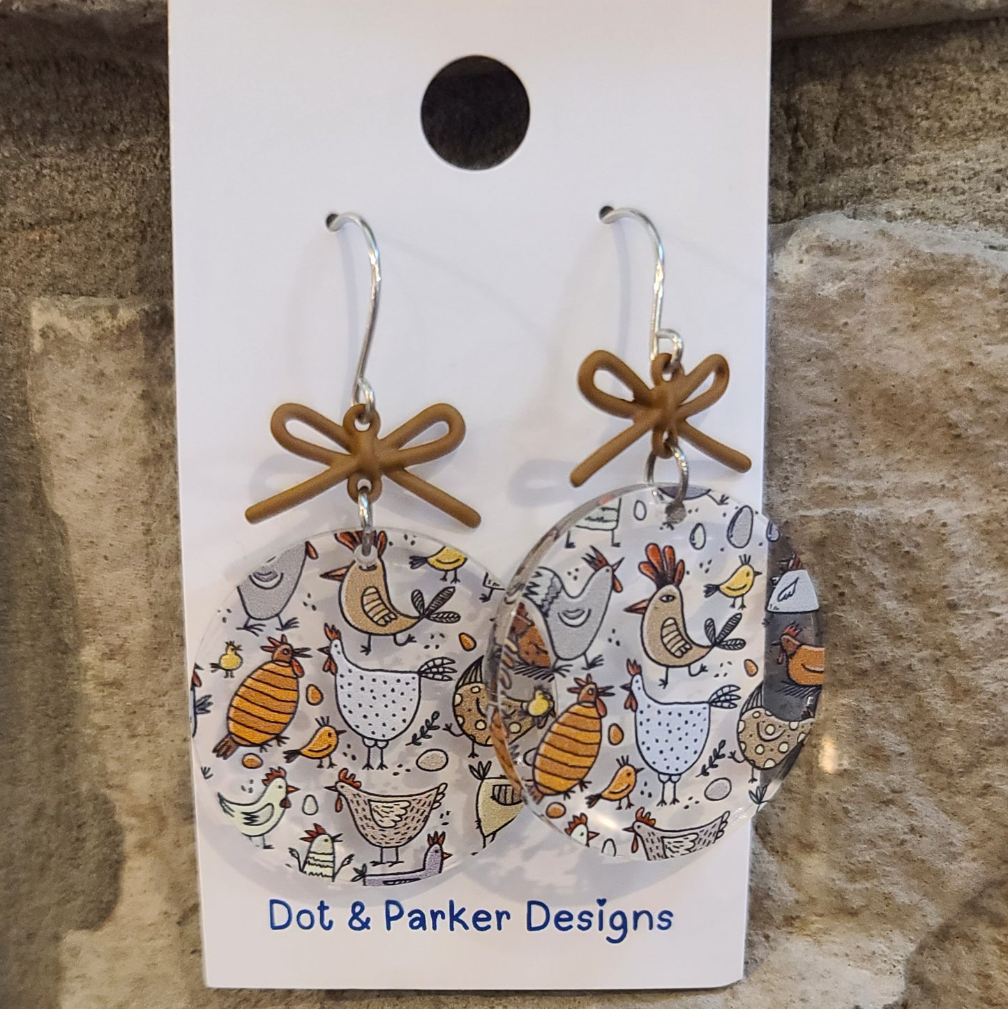 Chickens Earrings