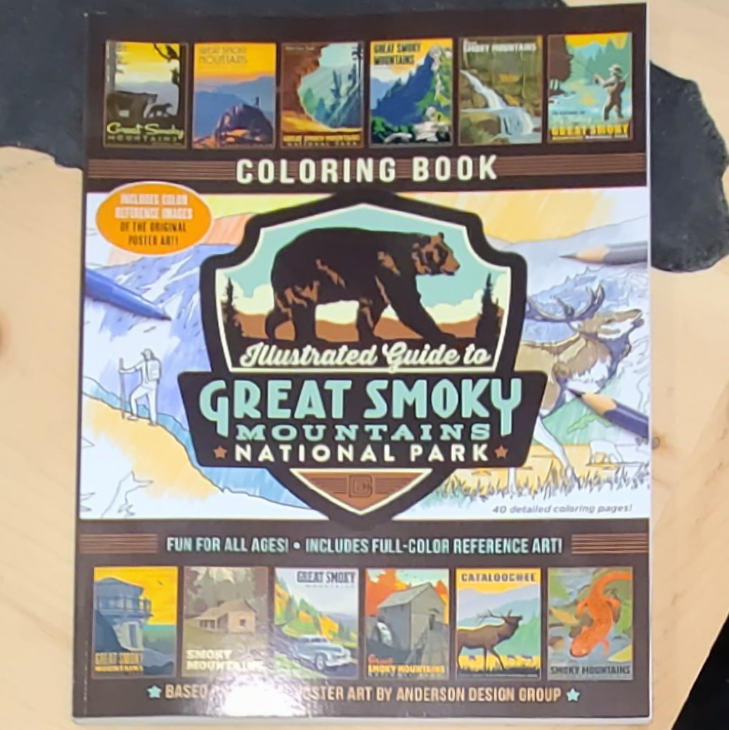 Great Smoky Mountains Coloring Book