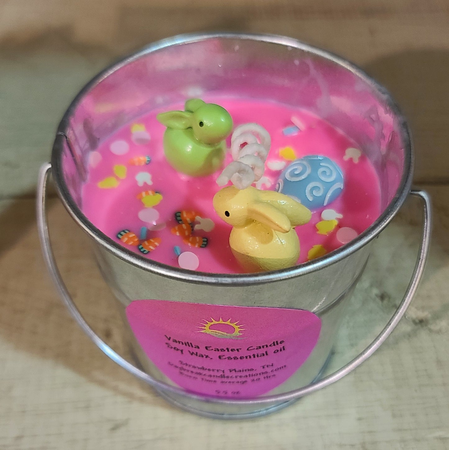 Easter Bucket Candles