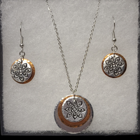 Mandala Necklace & Earrings Set