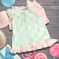 Toddler Girl Birthday Short Set