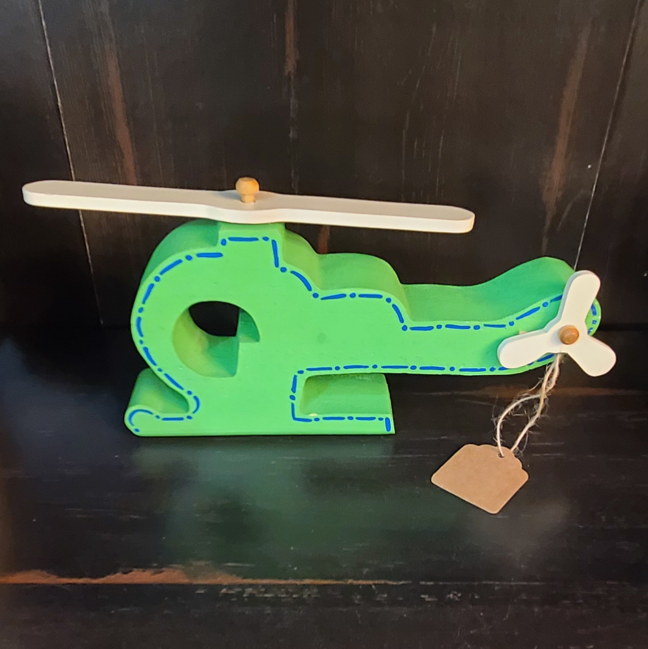 Green Wood Helicopter