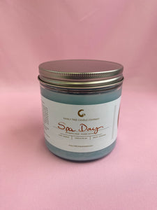 Spa day candle