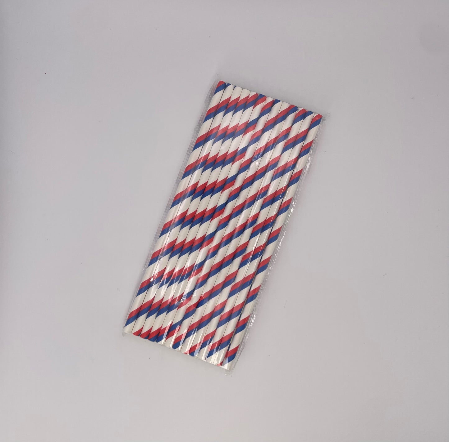 Red, White, & Blue Paper Straws