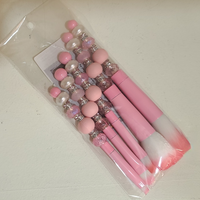 Beaded 5pc Makeup Brush Set