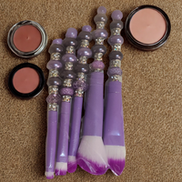 Beaded 5pc Makeup Brush Set