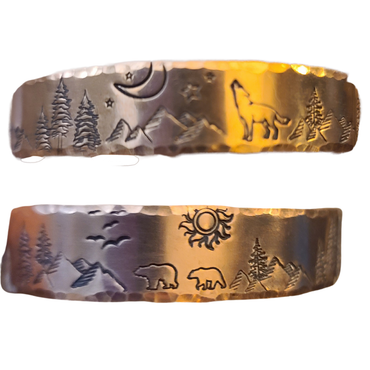 Hand Stamped Copper Bracelets