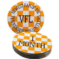 Volunteers Monthly Milestone Markers