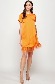 Big Orange Nights Party Dress *Pre-Order*