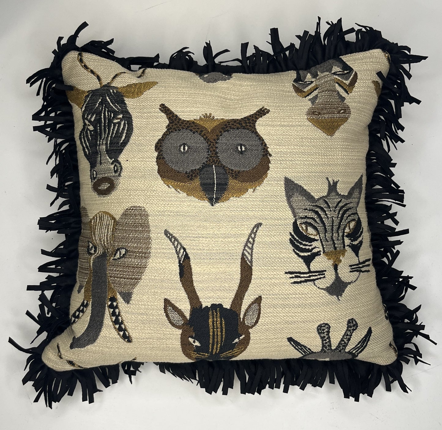 Exotic Animals Square Pillow