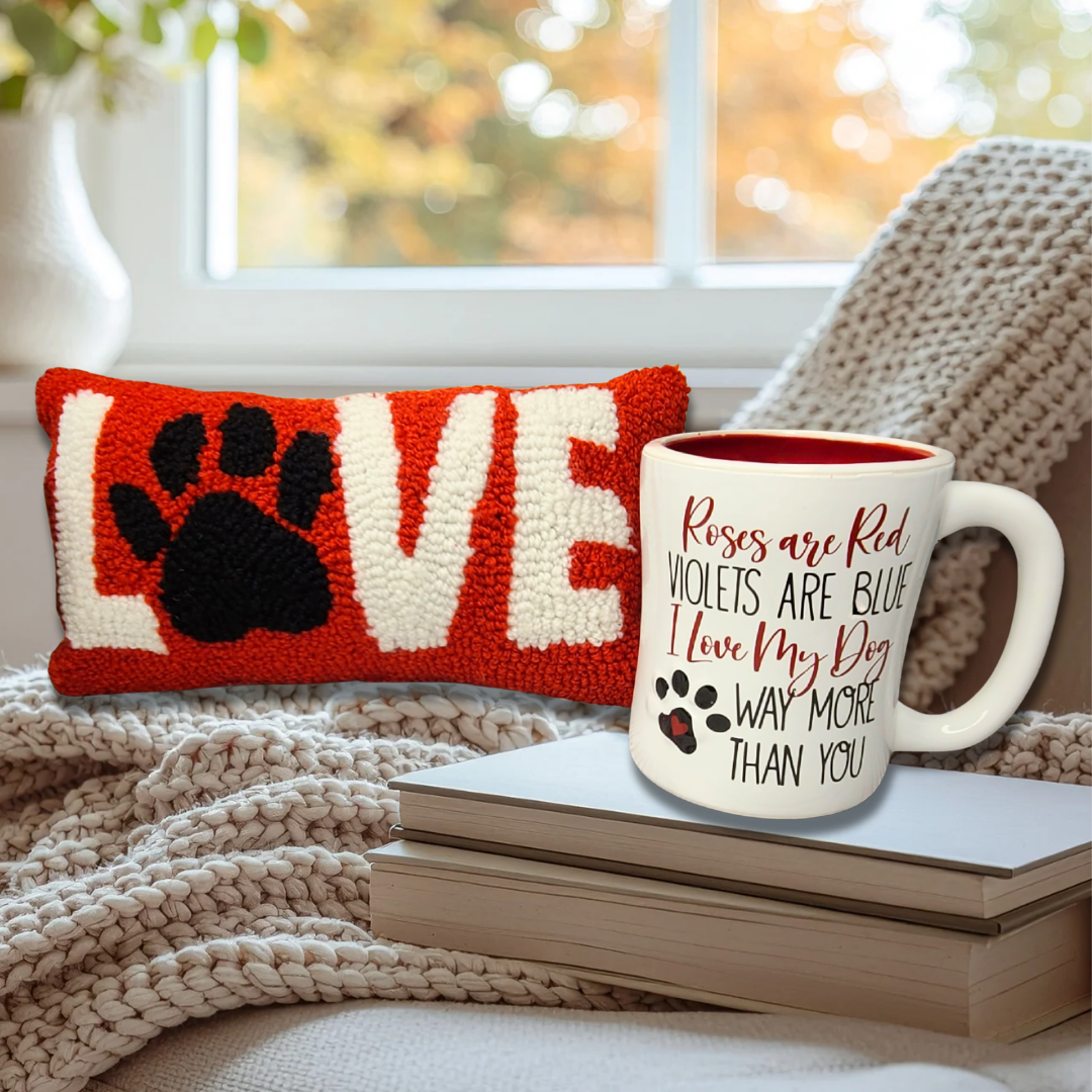 Dog Lover Pillow and Mug
