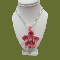 Macrame Flower Necklace