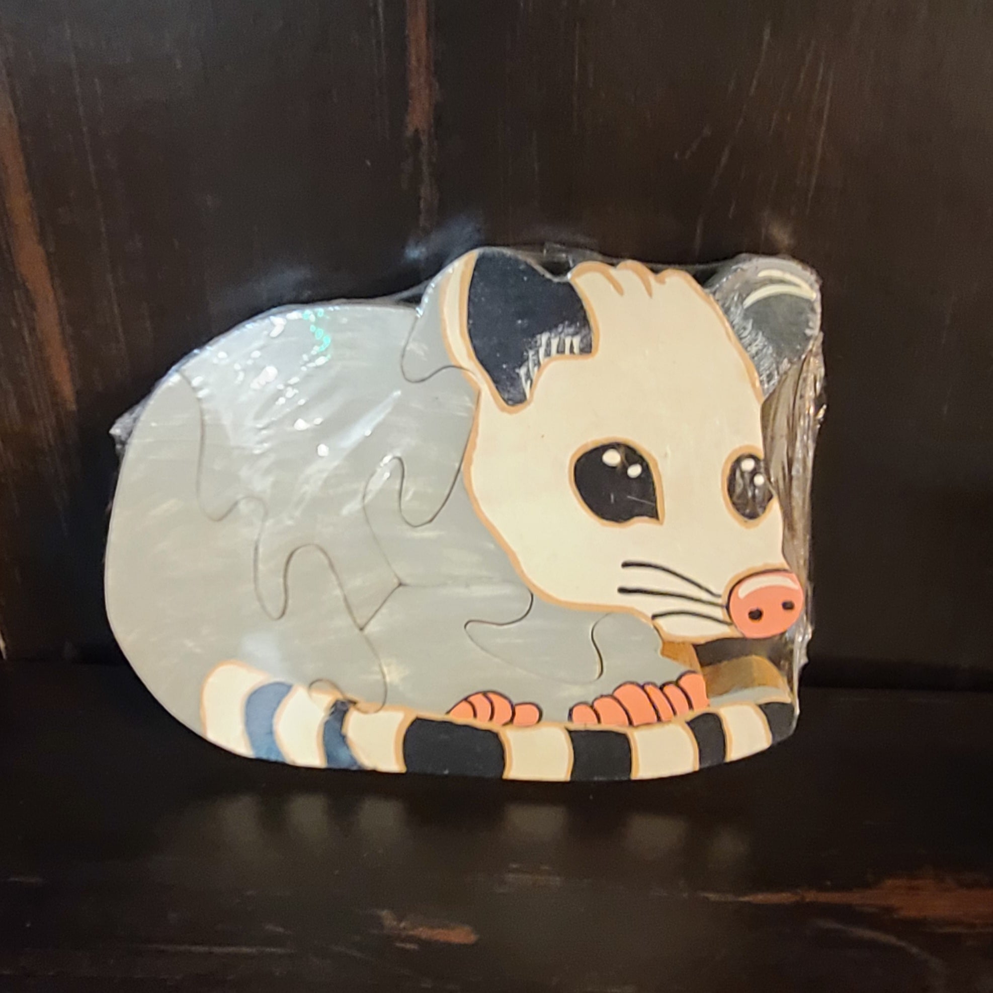 Wood Opossum Puzzle