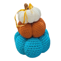 Crocheted Pumpkin Stack