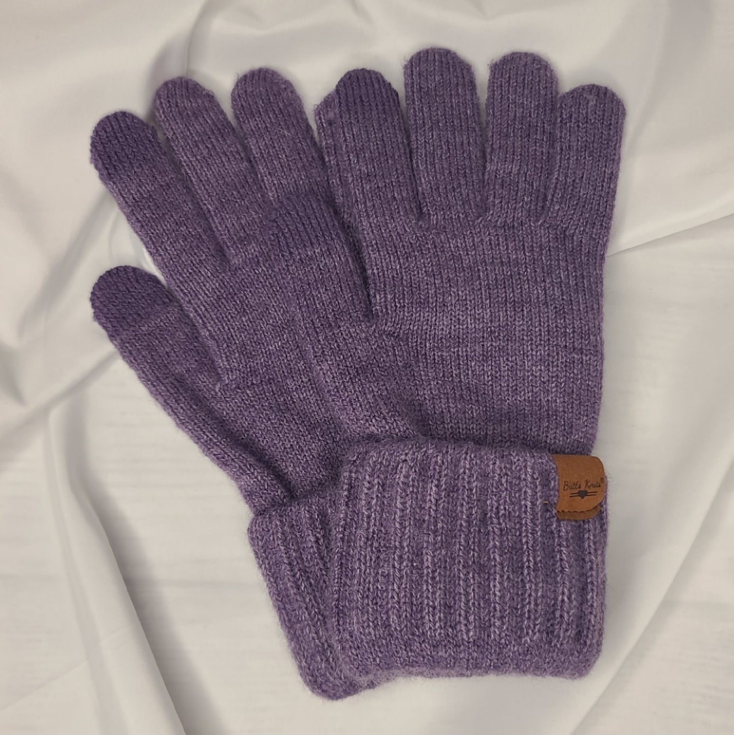 Purple Britt's Knits Gloves