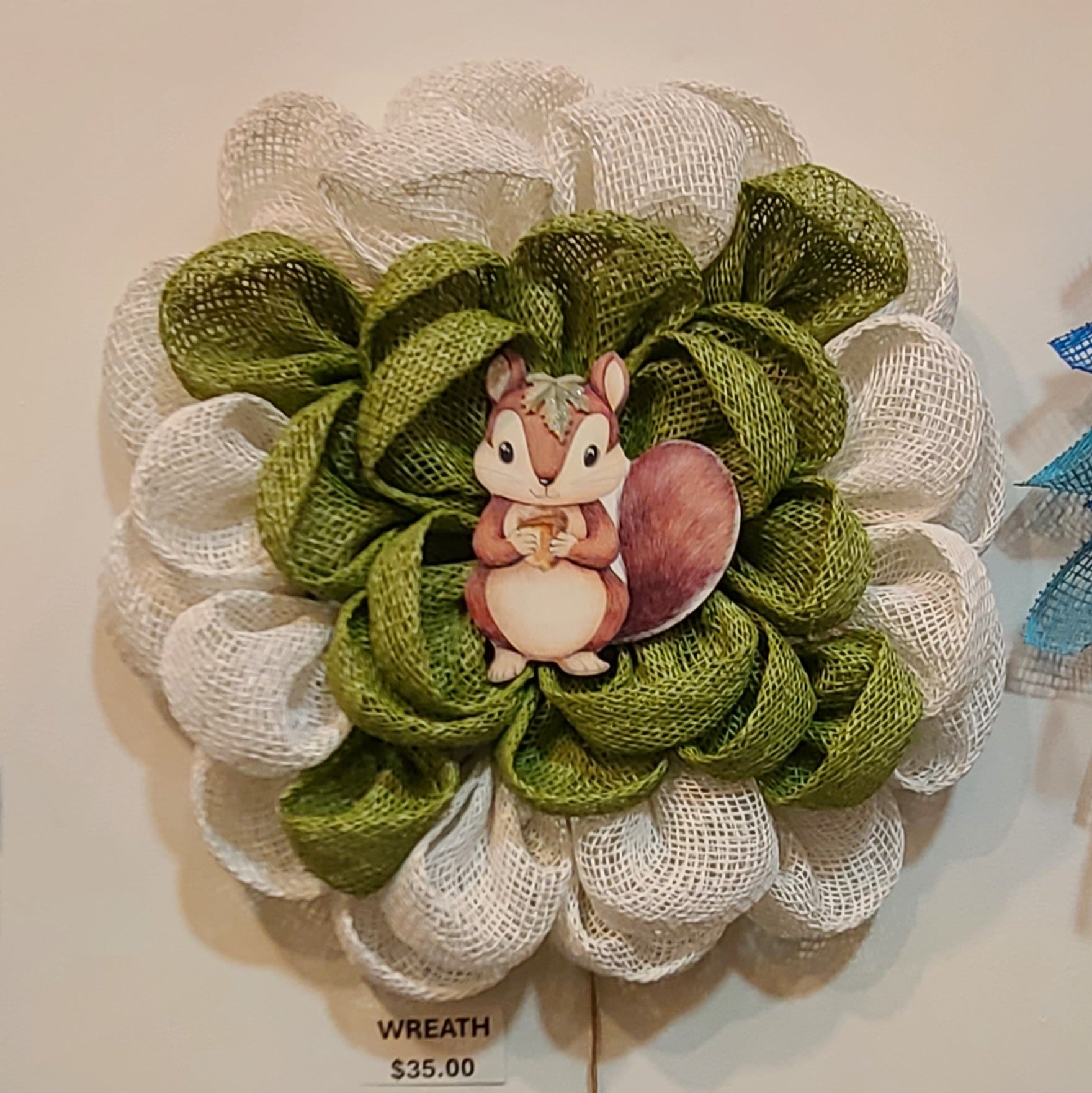 Fall Squirrel Wreath