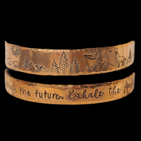 Hand Stamped Copper Bracelets