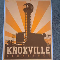 Sunsphere Orange Art Print Poster