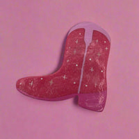 Handmade Cowgirl Boot Magnet
