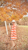 Checkerboard Trench Coat