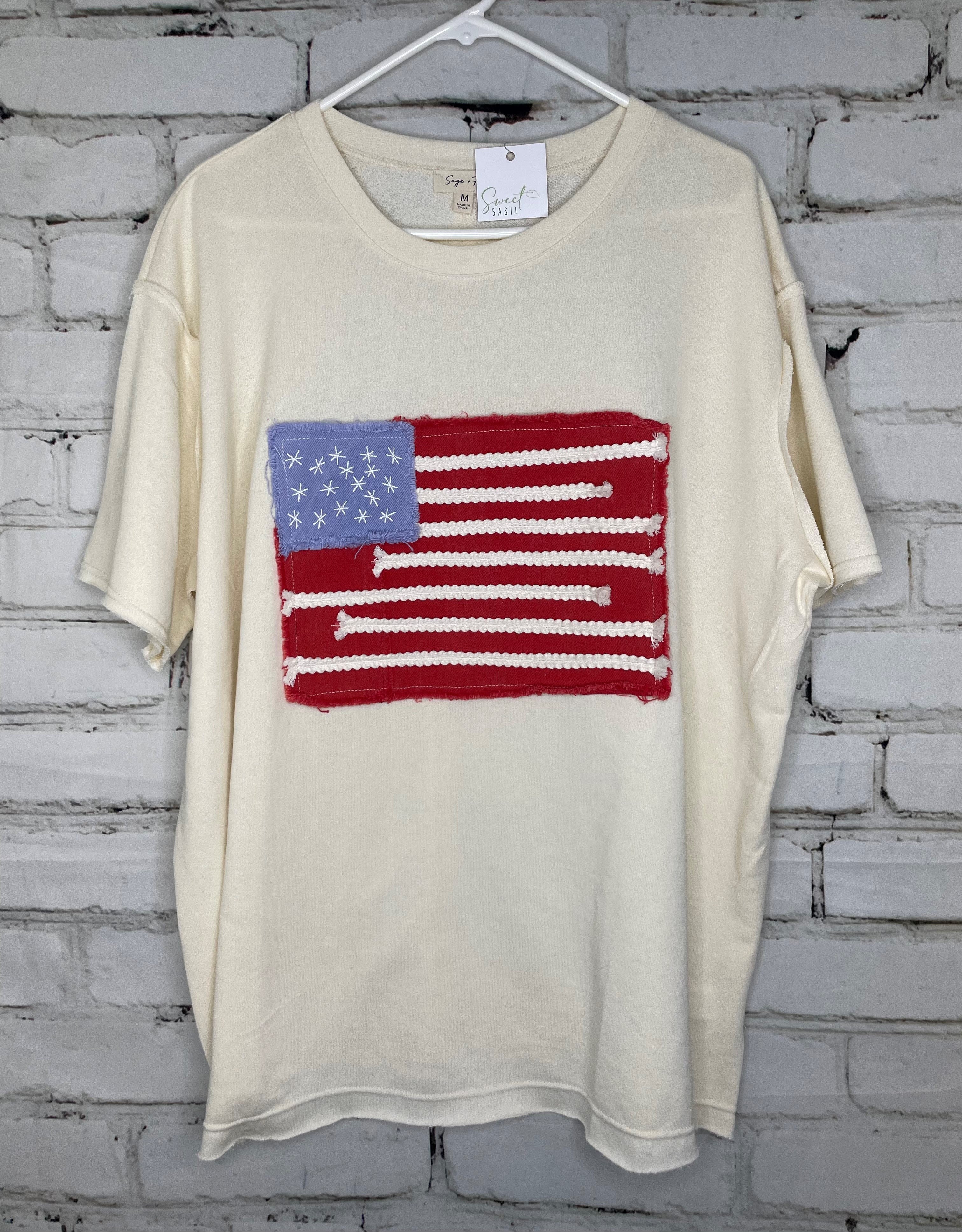 American Flag Tee