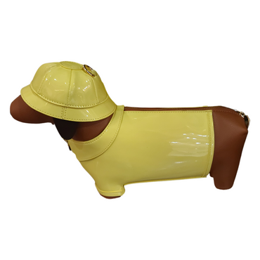 Raincoat Daschund Dog Purse