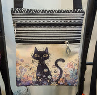 Zippered Cat Crossbody