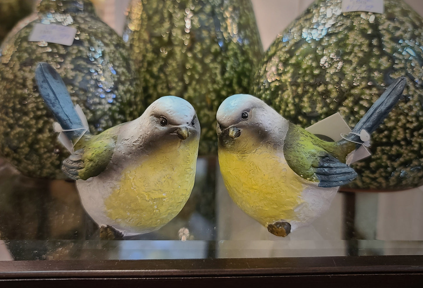 Yellow Breasted Bird Figurine