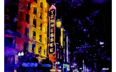 Framed Art -Tennessee Theatre On Gay Street