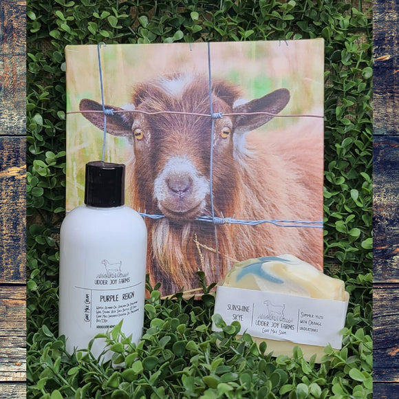 Goat Photo, Soap, and Skin Cream