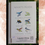 Lauren Kline "Birds & Bees" Art Prints Greeting and Note Cards