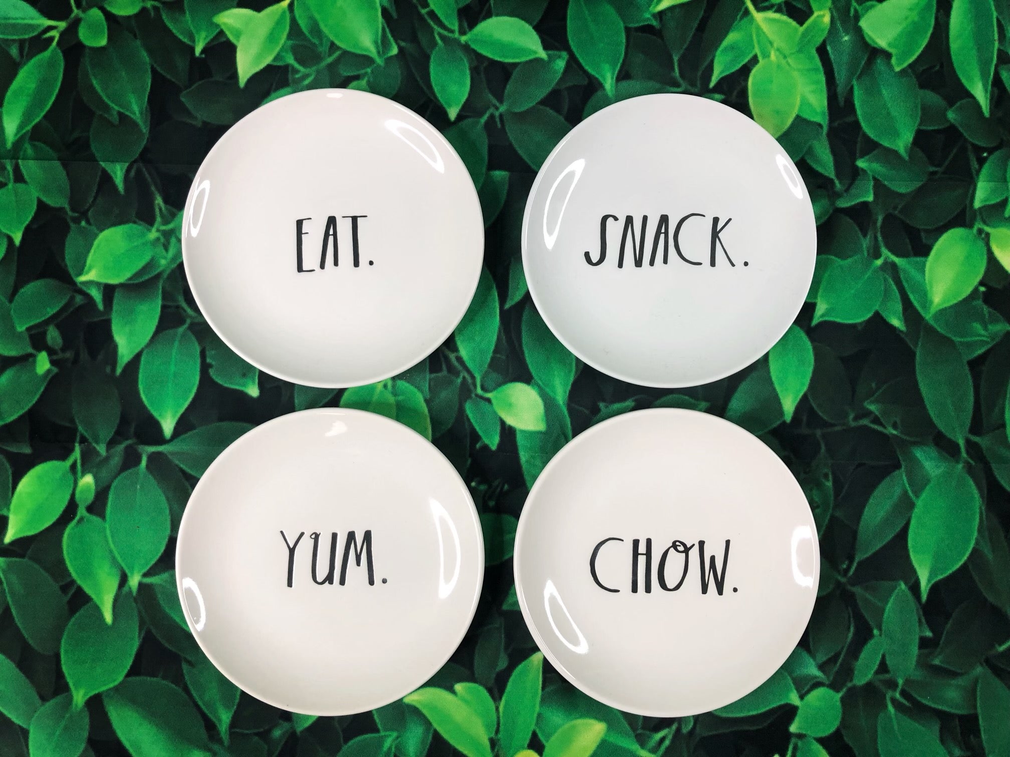 Rae Dunn snack plates